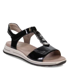 Footbed Sandals*Ara Shoes Women's ara, Oregon Sandal Black