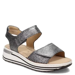 Wedges*Ara Shoes Women's ara, Salem Sandal Silver