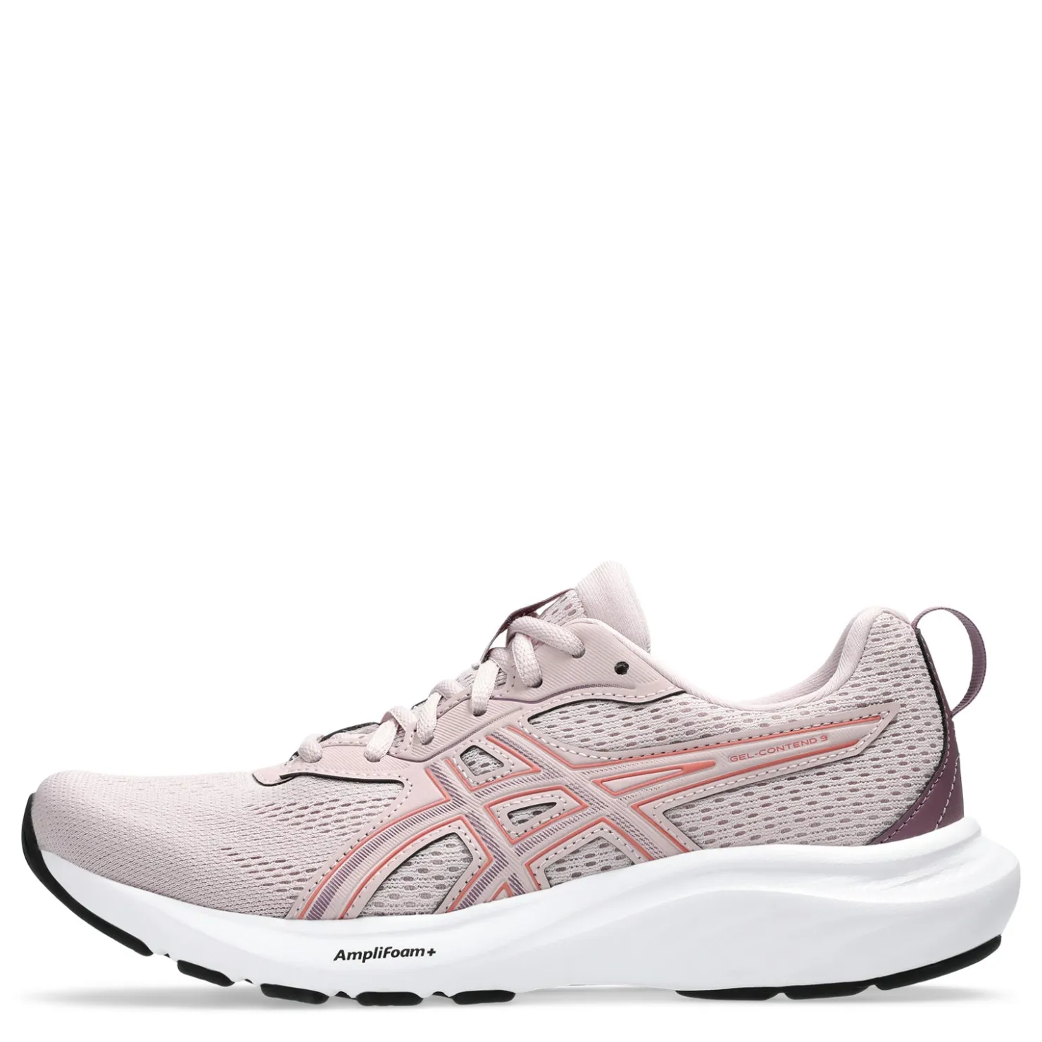 Running*ASICS Women's , GEL-Contend 9 Running Shoe - Wide Width Watershed Rose/Desert Red