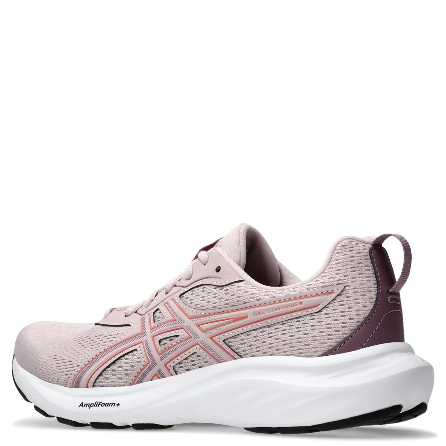Running*ASICS Women's , GEL-Contend 9 Running Shoe - Wide Width Watershed Rose/Desert Red
