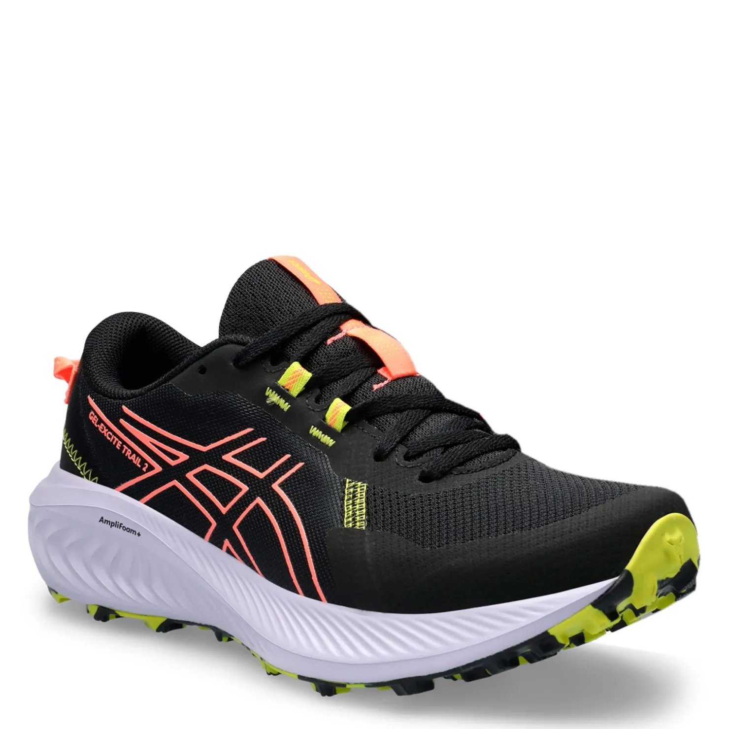 Trail & Hiking*ASICS Women's , GEL-Excite Trail 2 Running Shoe Black/Sun Coral