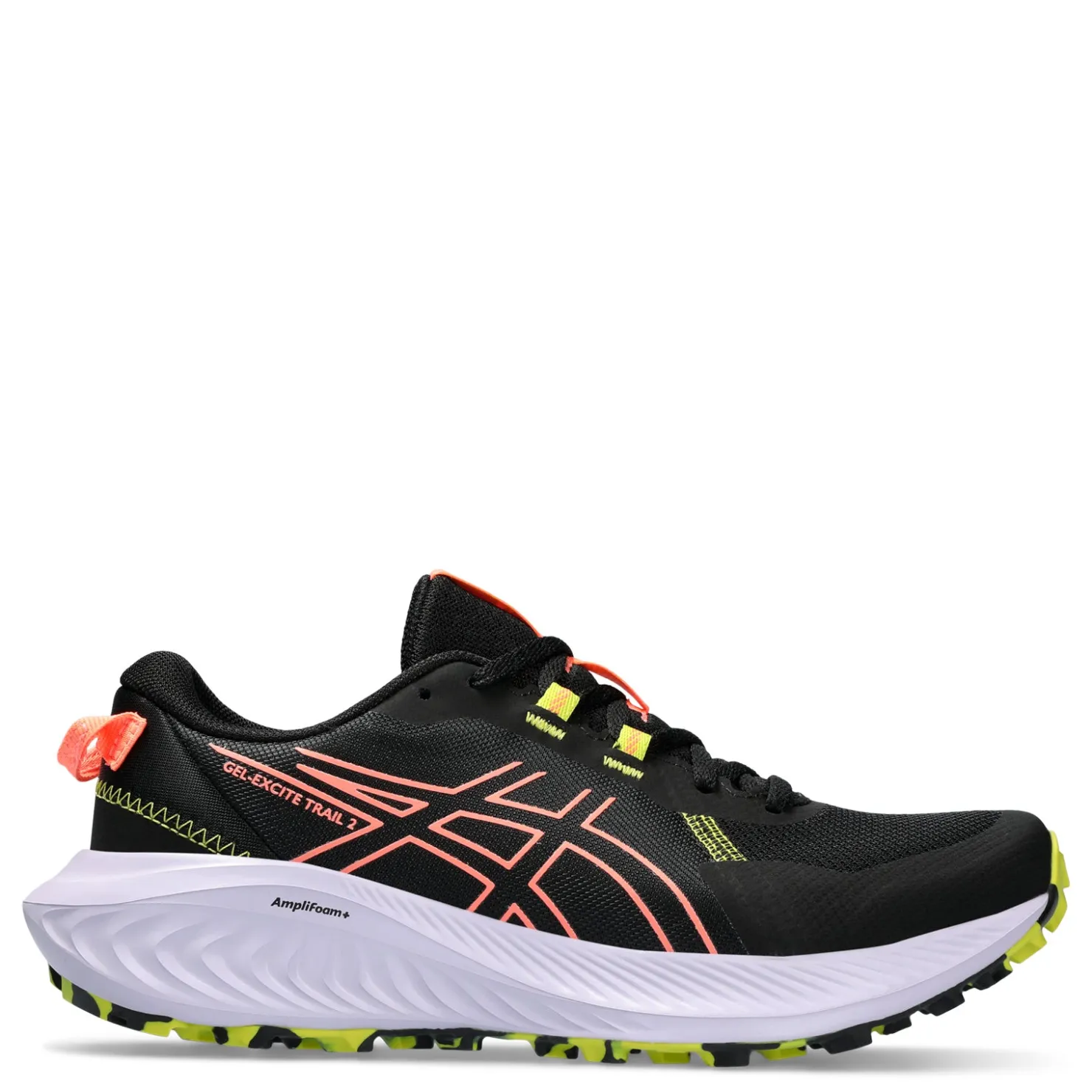 Trail & Hiking*ASICS Women's , GEL-Excite Trail 2 Running Shoe Black/Sun Coral