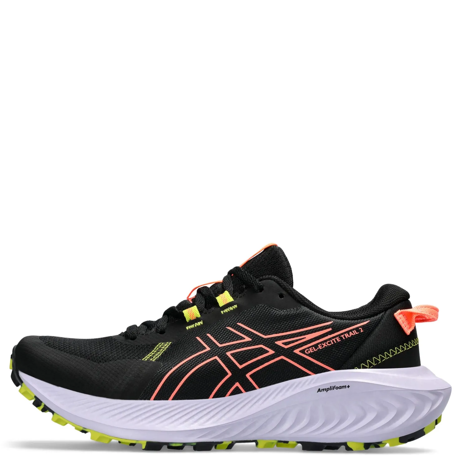 Trail & Hiking*ASICS Women's , GEL-Excite Trail 2 Running Shoe Black/Sun Coral