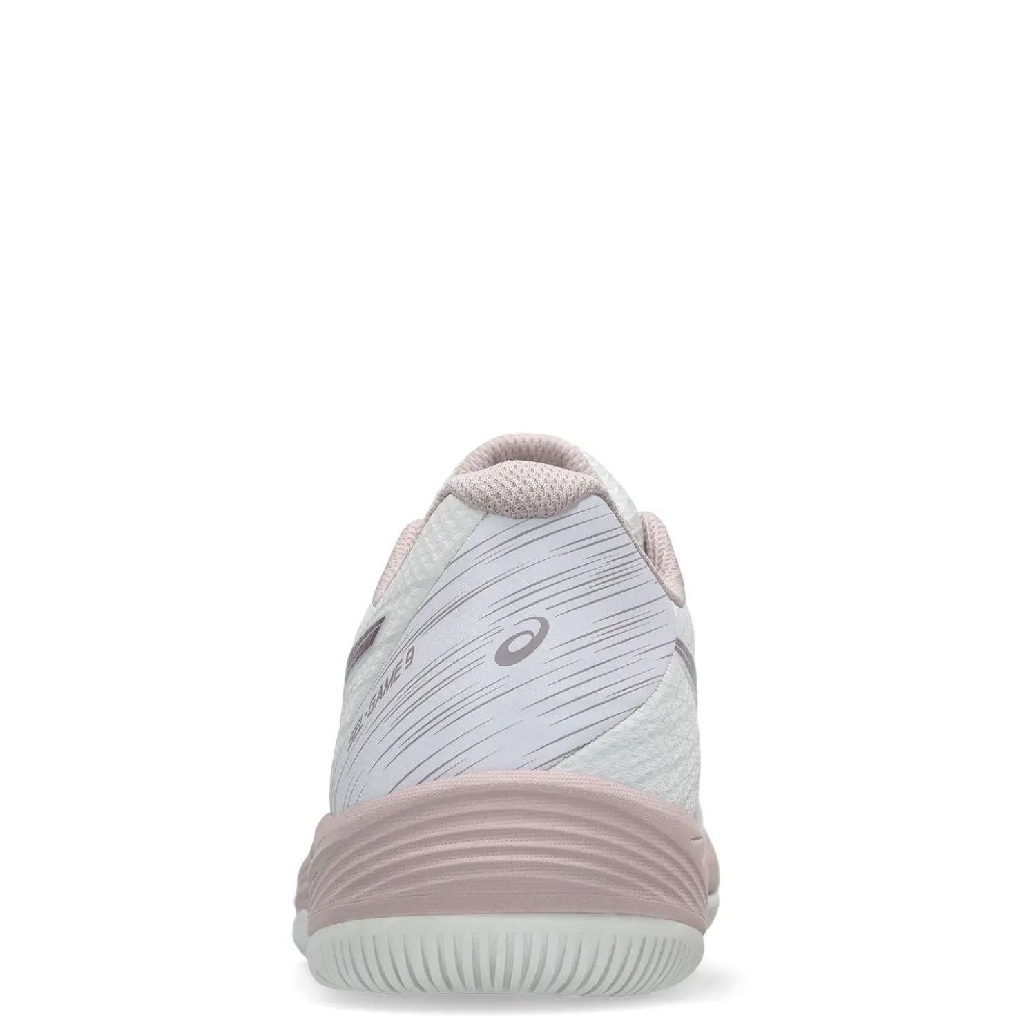 Court*ASICS Women's , GEL-Game 9 Tennis Shoe White/Dusty Mauve