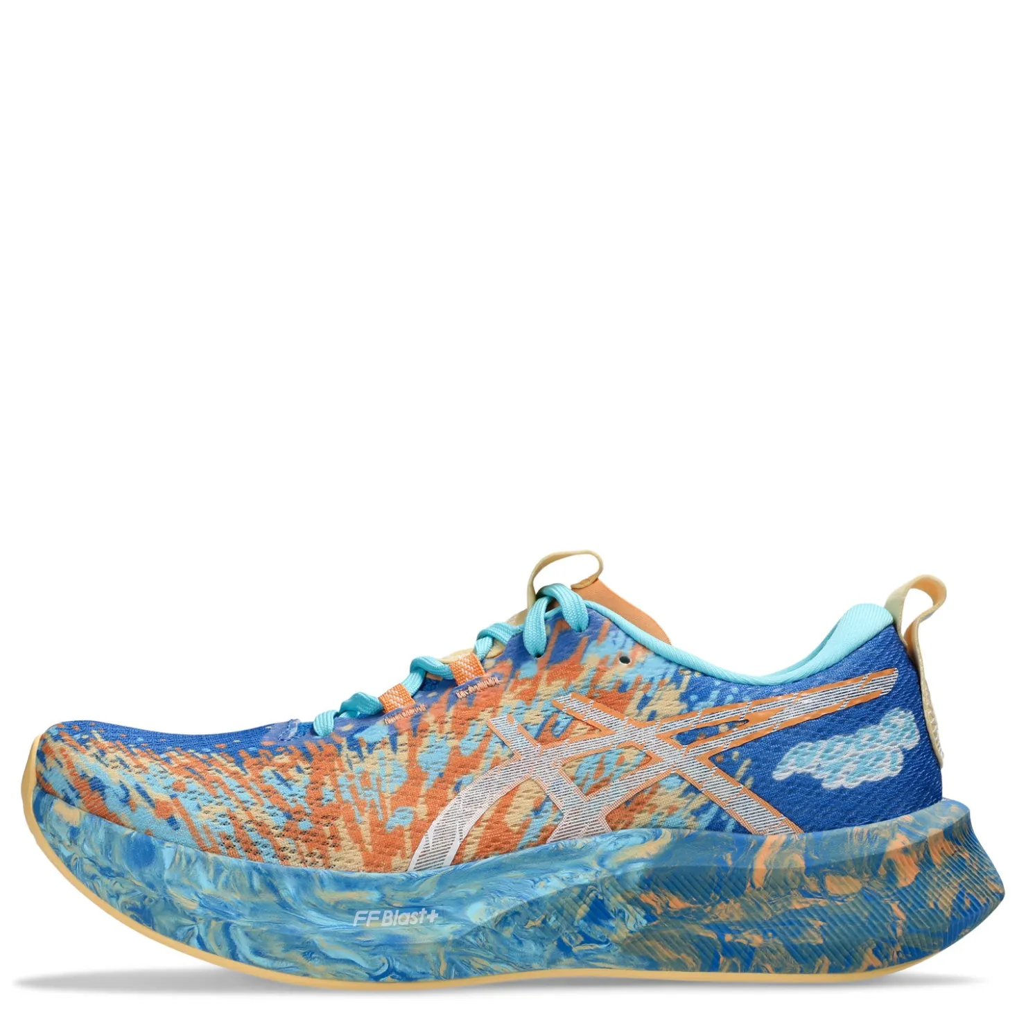 Running*ASICS Women's , GEL-Noosa Tri 16 Running Shoe Nature Blue/Faded Orange