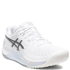 Court*ASICS Women's , GEL-Resolution 9 Tennis Shoe White/Pure Silver