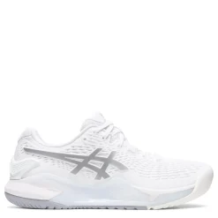 Court*ASICS Women's , GEL-Resolution 9 Tennis Shoe White/Pure Silver