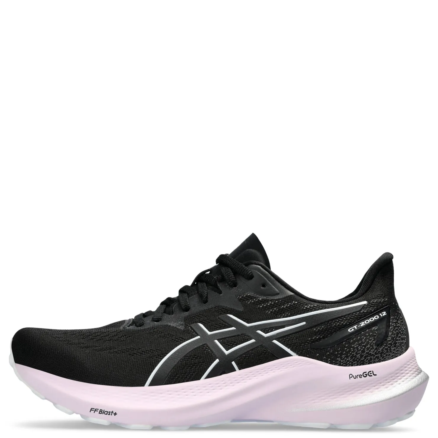Running*ASICS Women's , GT-2000 12 Running Shoe Black/White