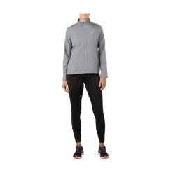Outerwear*ASICS Women's , Silver Jacket Grey