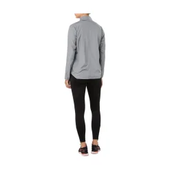 Outerwear*ASICS Women's , Silver Jacket Grey