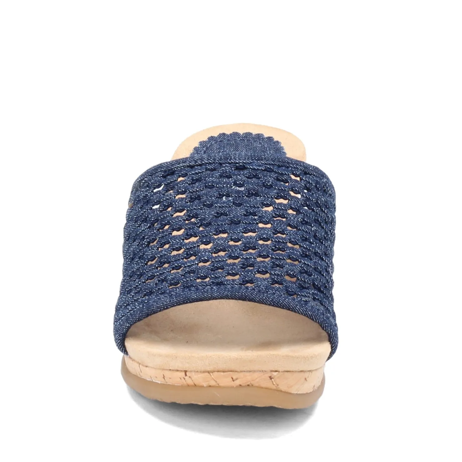 Wedges*Baretraps Women's , Flossey Slide Denim