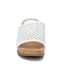 Wedges*Baretraps Women's , Flossey Sandal White