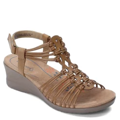 Wedges*Baretraps Women's , Taren Sandal Auburn