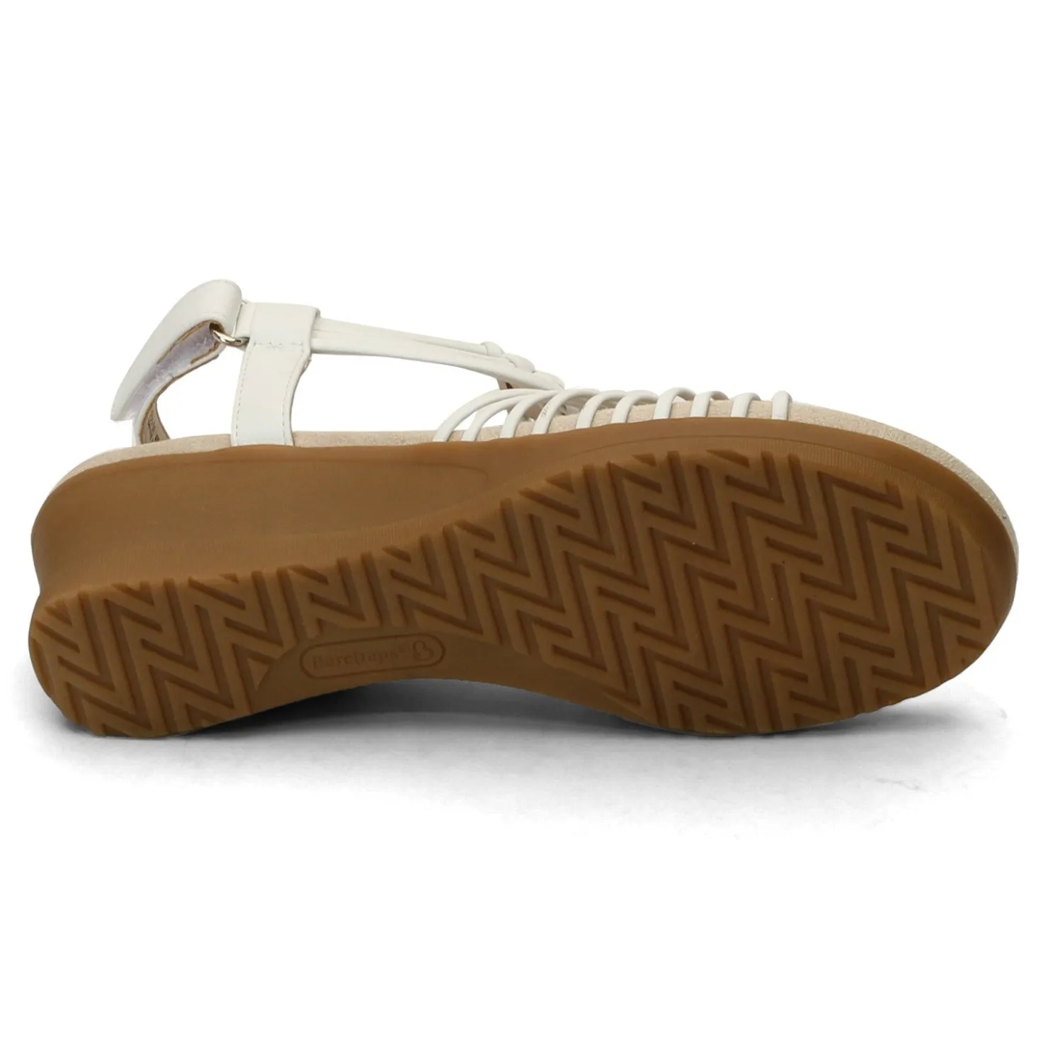 Wedges*Baretraps Women's , Taren Sandal White