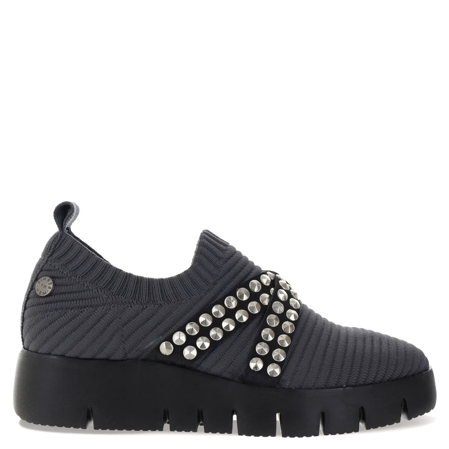 Fashion & Street*Bernie Mev Women's , FX Galaxy Slip-On Dark Grey