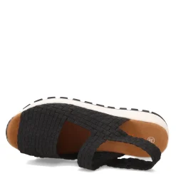 Wedges*Bernie Mev Women's , Tara Bay Sandal Black