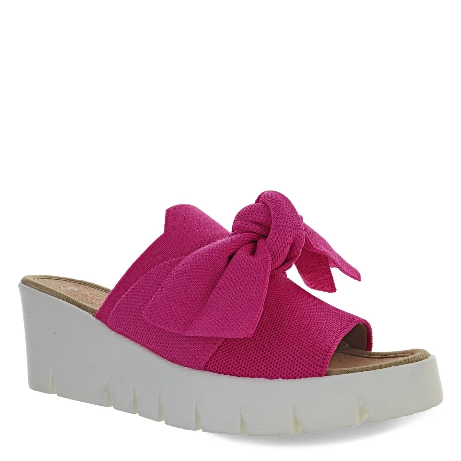 Wedges*Bernie Mev Women's , Venti Freesia Sandal Fuchsia