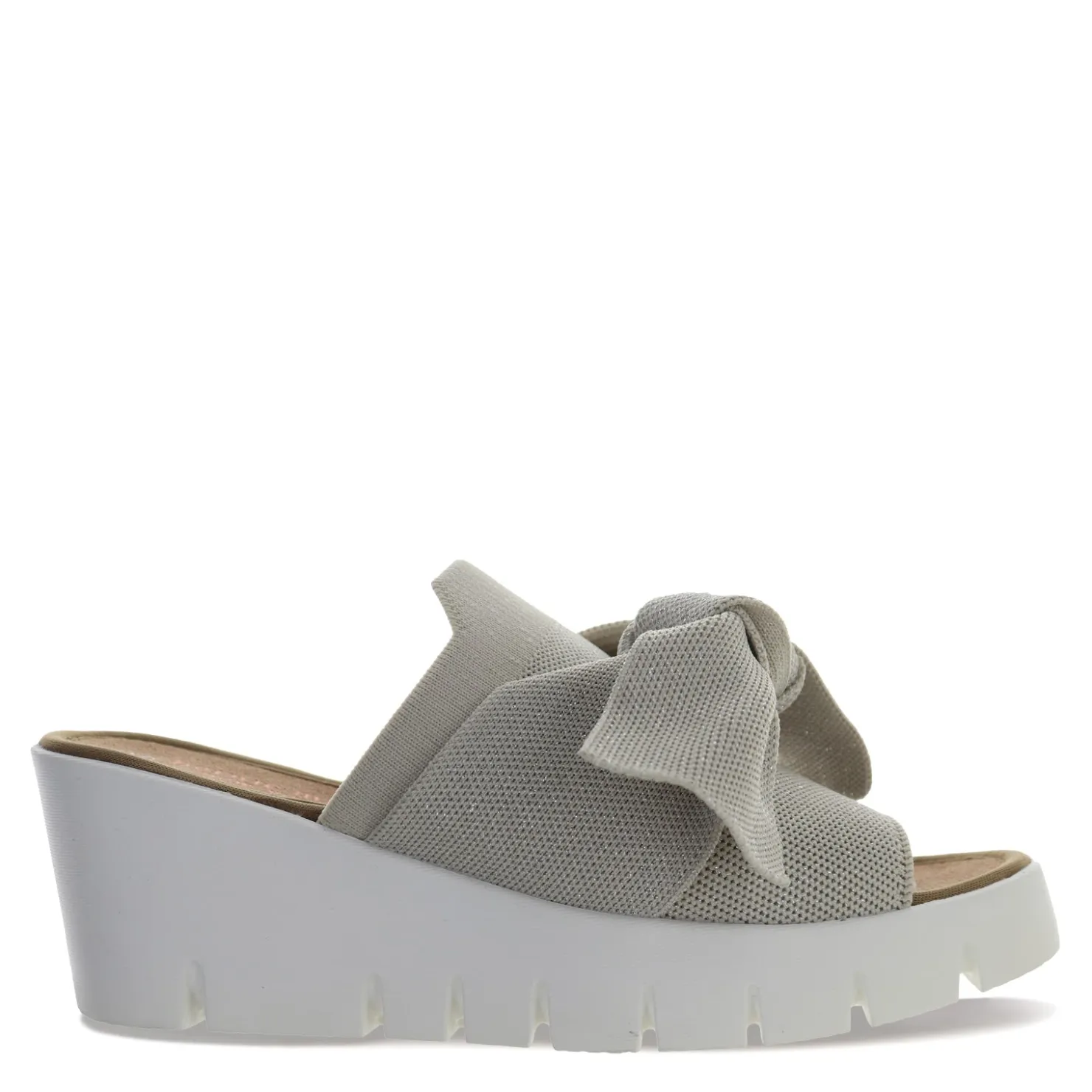 Wedges*Bernie Mev Women's , Venti Freesia Sandal Nude Silver