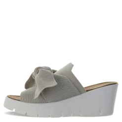 Wedges*Bernie Mev Women's , Venti Freesia Sandal Nude Silver