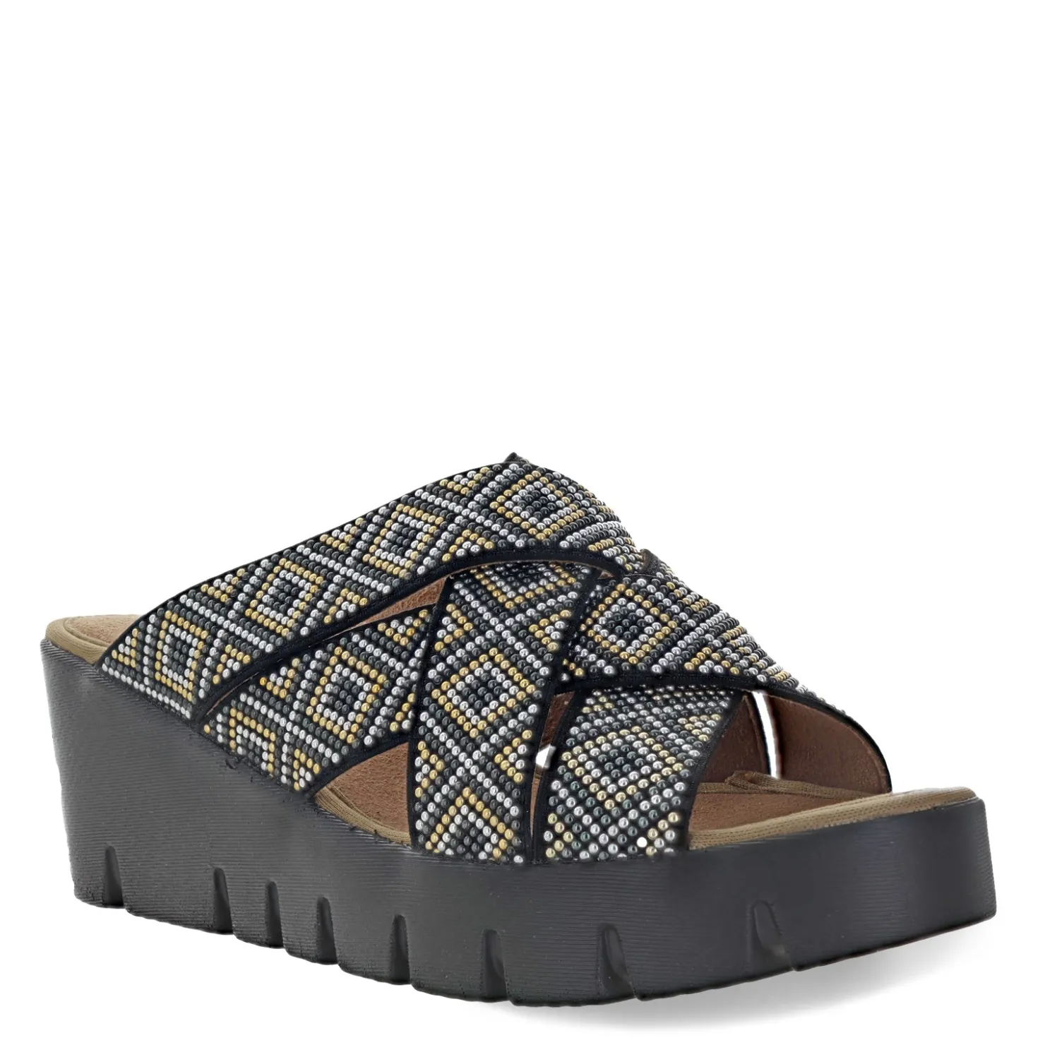 Wedges*Bernie Mev Women's , Venti Martin Sandal Black