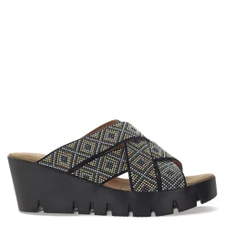 Wedges*Bernie Mev Women's , Venti Martin Sandal Black