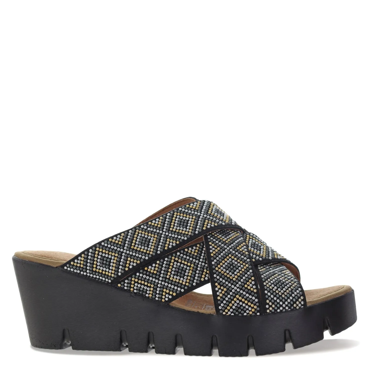 Wedges*Bernie Mev Women's , Venti Martin Sandal Black