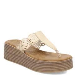 Flip Flops*Blowfish Malibu Women's , Lany Sandal Whitesands