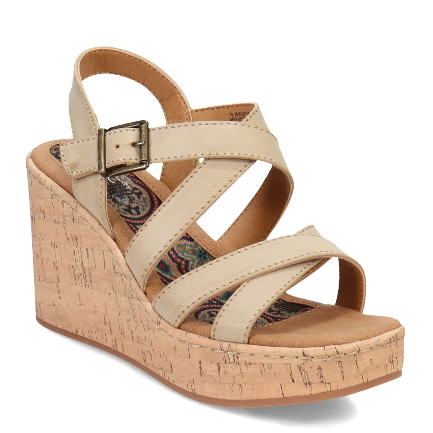 Wedges*b.o.c Women's , Chiana Sandal Cream