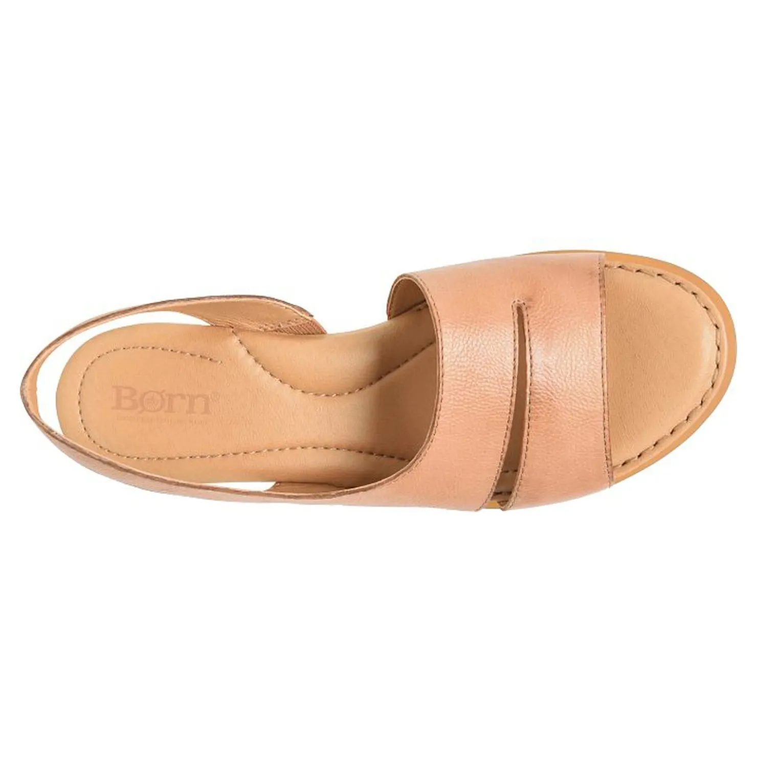 Wedges*Born Women's , Crista Sandal Natural