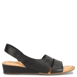 Wedges*Born Women's , Crista Sandal Black