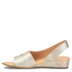 Wedges*Born Women's , Crista Sandal Light Gold
