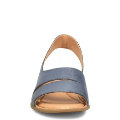 Wedges*Born Women's , Crista Sandal Navy