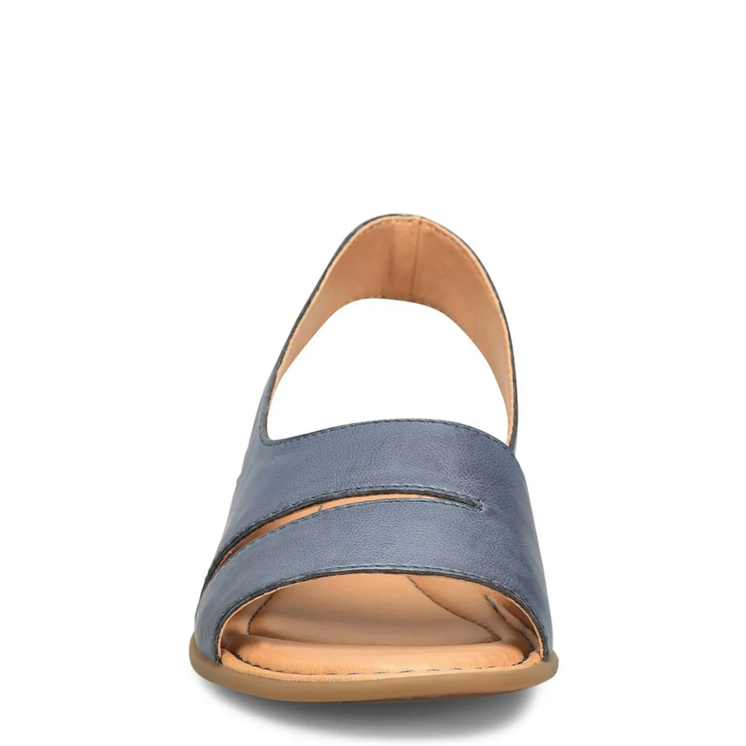 Wedges*Born Women's , Crista Sandal Navy