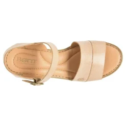 Heeled Sandals*Born Women's , Lucca Sandal Natural