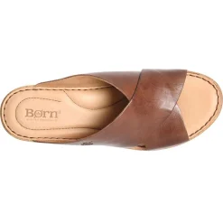 Wedges*Born Women's , Nora Sandal Brown