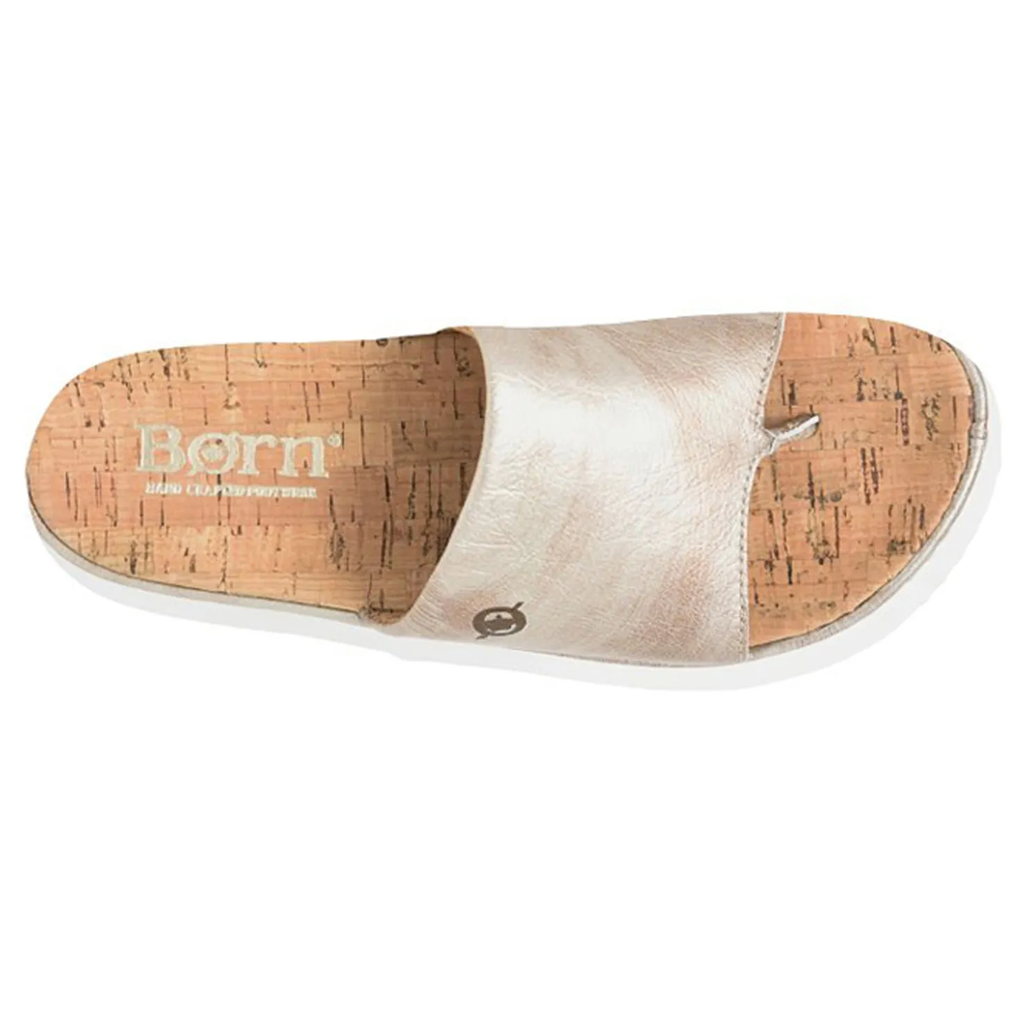 Flip Flops*Born Women's , Sharr Sandal Light Gold