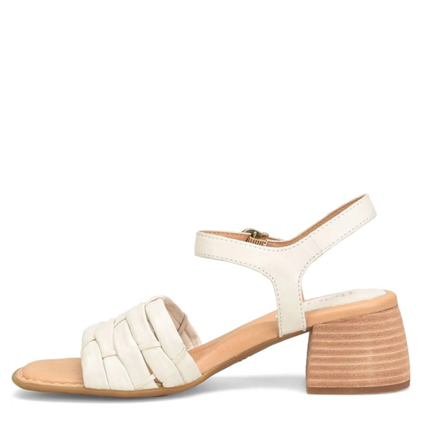 Heeled Sandals*Born Women's , Shonie Sandal White