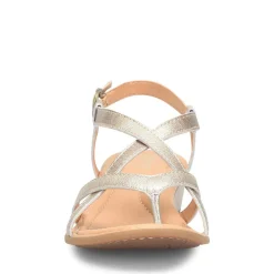 Wedges*Born Women's , Sibyl Sandal Light Gold