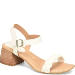 Heeled Sandals*Born Women's , Simone Sandal White