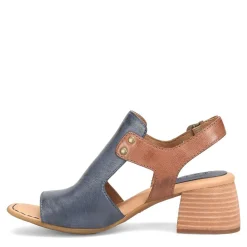 Heeled Sandals*Born Women's , Sylvie Sandal Navy/Brown