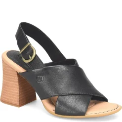 Heeled Sandals*Born Women's , Tessa Sandal Black