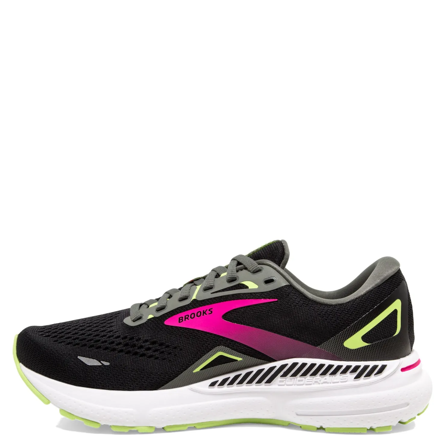 Running*Brooks Women's , Adrenaline GTS 23 Running Shoe Black/Pink/Green