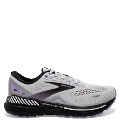 Running*Brooks Women's , Adrenaline GTS 23 Running Shoe Grey/Black/Purple