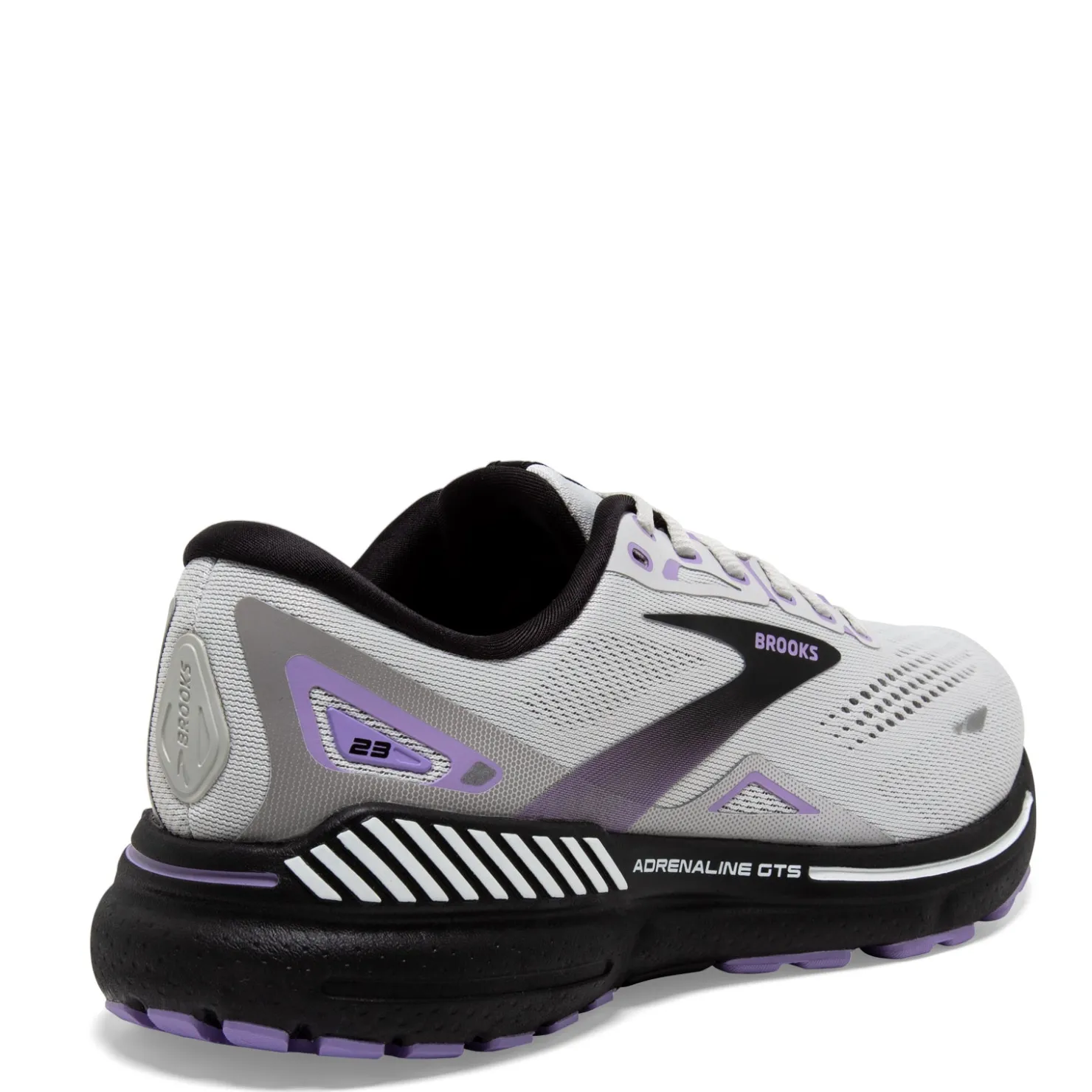 Running*Brooks Women's , Adrenaline GTS 23 Running Shoe Grey/Black/Purple