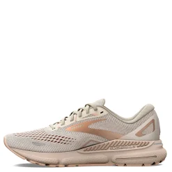 Running*Brooks Women's , Adrenaline GTS 23 Running Shoe Crystal Grey/Villa/White