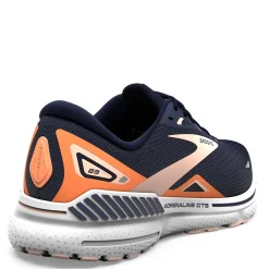 Running*Brooks Women's , Adrenaline GTS 23 Running Shoe Navy/Peach