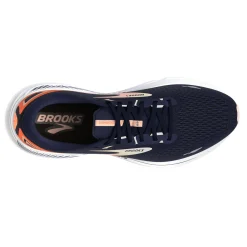 Running*Brooks Women's , Adrenaline GTS 23 Running Shoe Navy/Peach