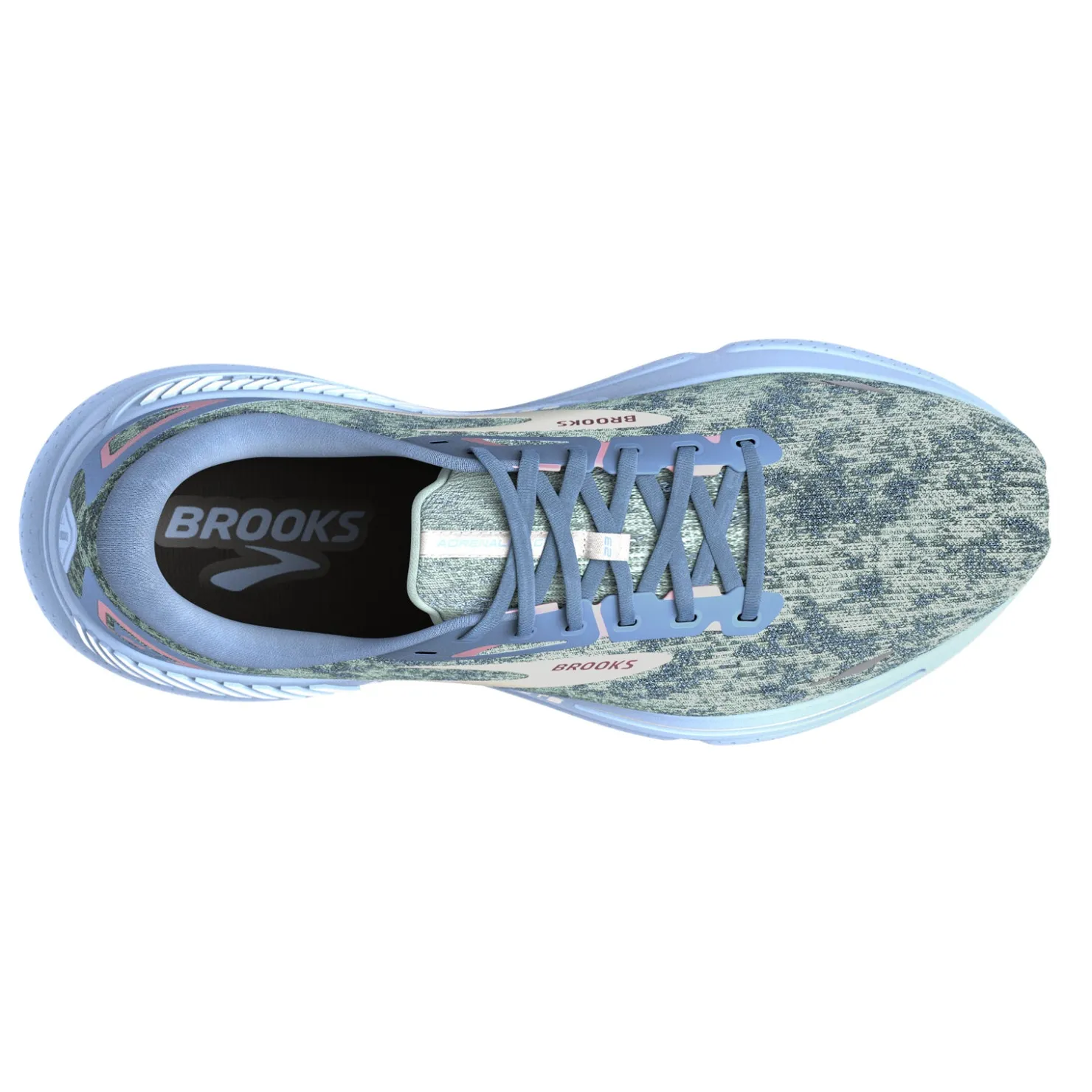 Running*Brooks Women's , Adrenaline GTS 23 Running Shoe Blue/Open Air/Pink
