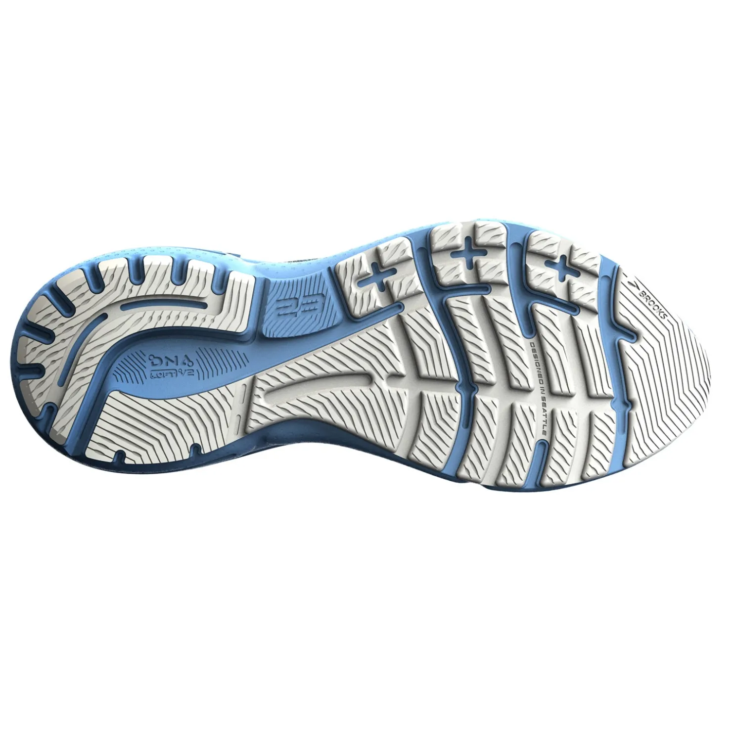 Running*Brooks Women's , Adrenaline GTS 23 Running Shoe Blue/Open Air/Pink