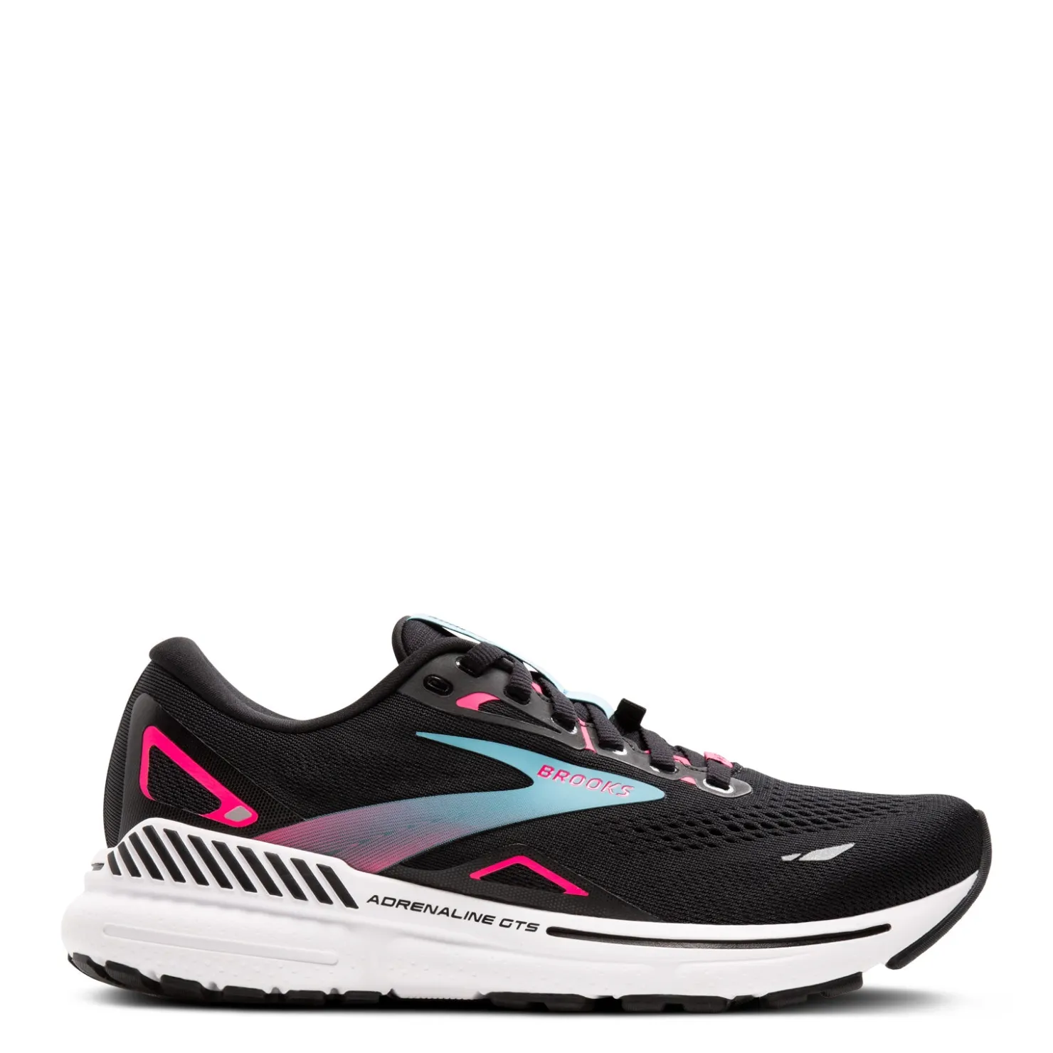Running*Brooks Women's , Adrenaline GTS 23 GTX Running Shoe Black/Knockout Pink/Aqua